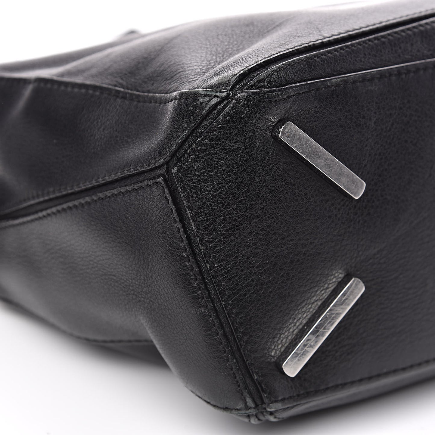 Calfskin Small Puzzle Bag Black