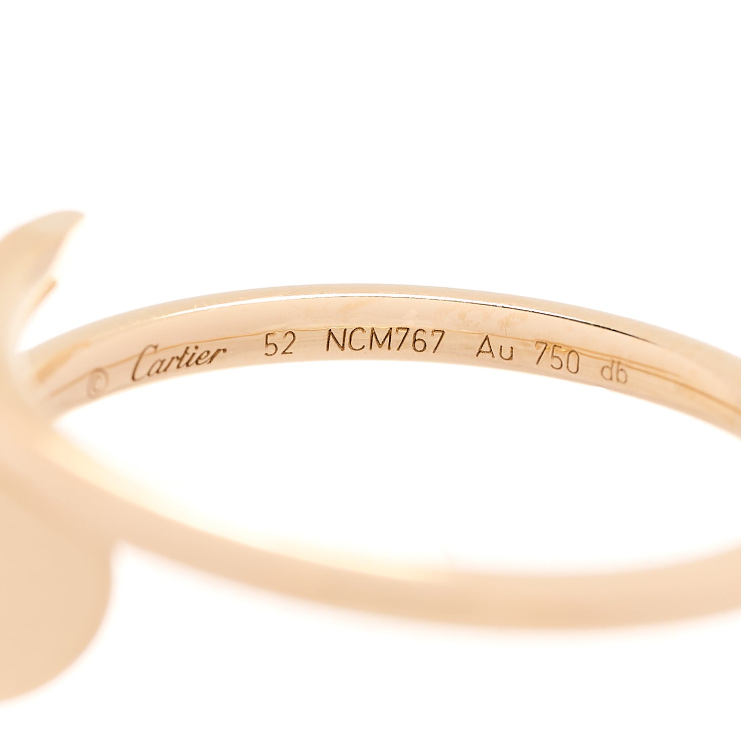 18K Yellow Gold Small Juste Un Clou Ring 52 6