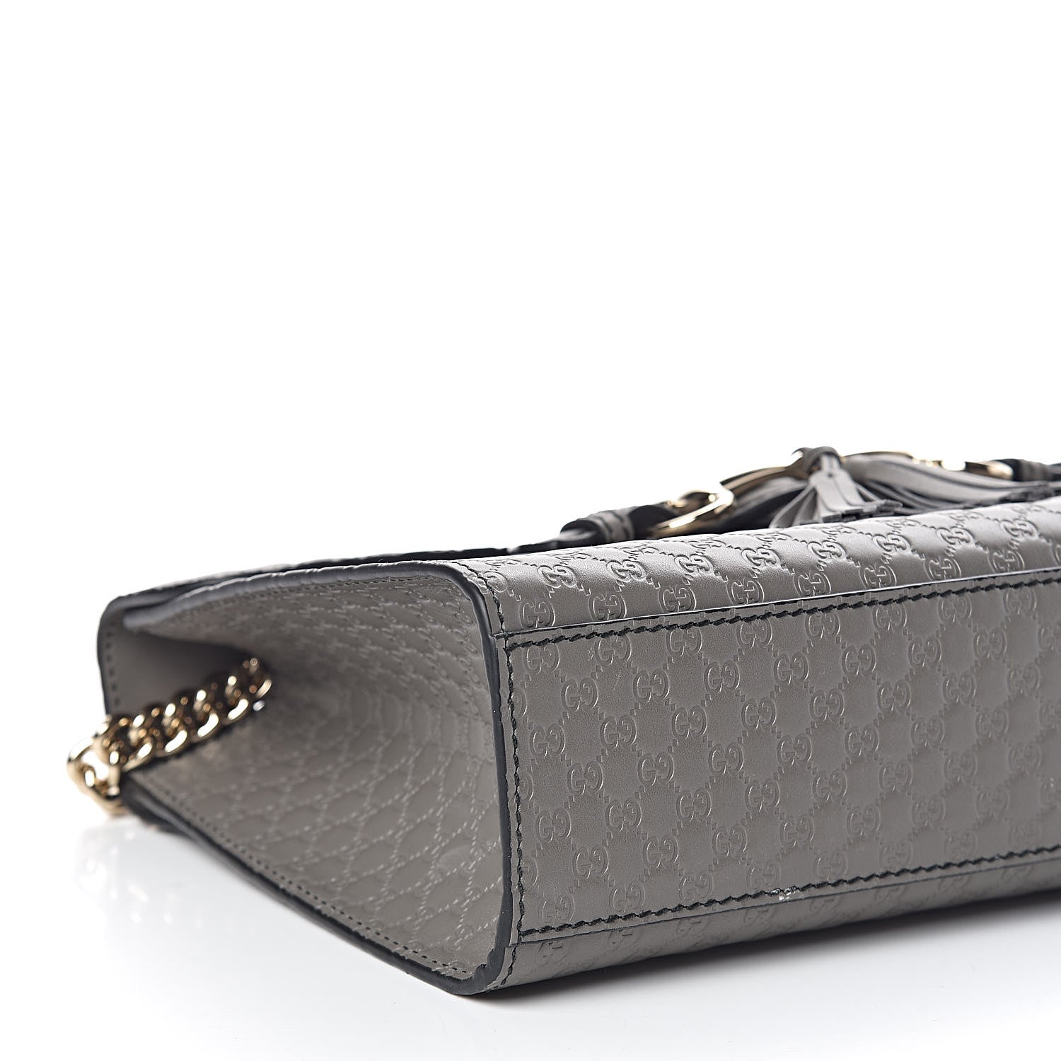 Gucci Soft Microguccissima Medium Emily Chain Shoulder Bag Loess 8 of 15