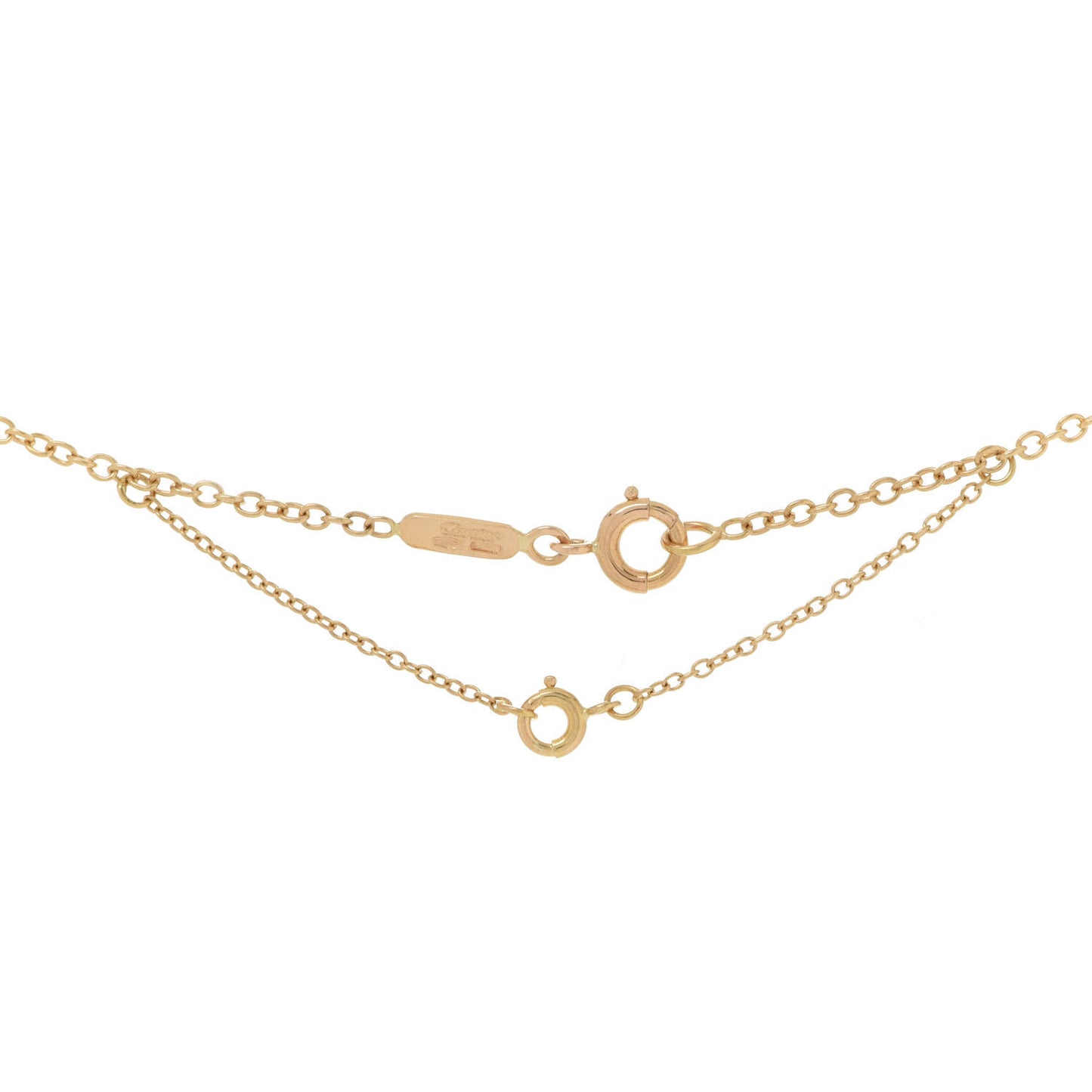 18K Yellow Gold Diamond Hindu Floral Pendant Necklace