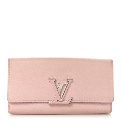 Louis Vuitton Taurillon Capucines Wallet Magnolia 1 of 8