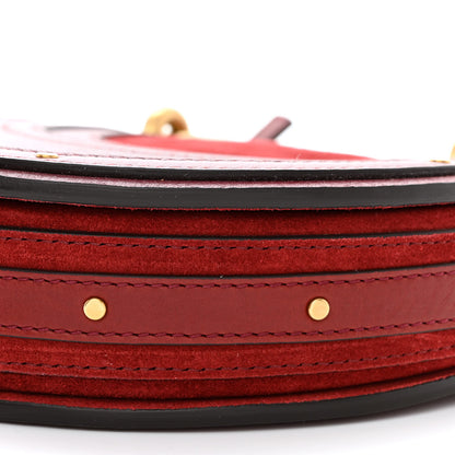 Chloe Calfskin Suede Small Pixie Bag Sienna Red 10 of 10