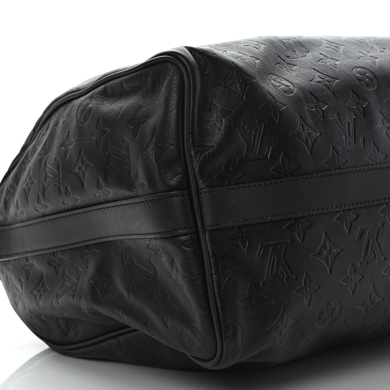Louis Vuitton Calfskin Shadow Monogram Mens Speedy Bandouliere 40 7 of 8