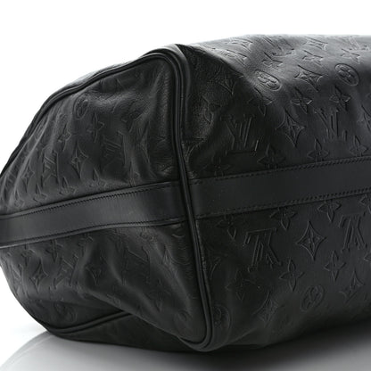 Louis Vuitton Calfskin Shadow Monogram Mens Speedy Bandouliere 40 7 of 8