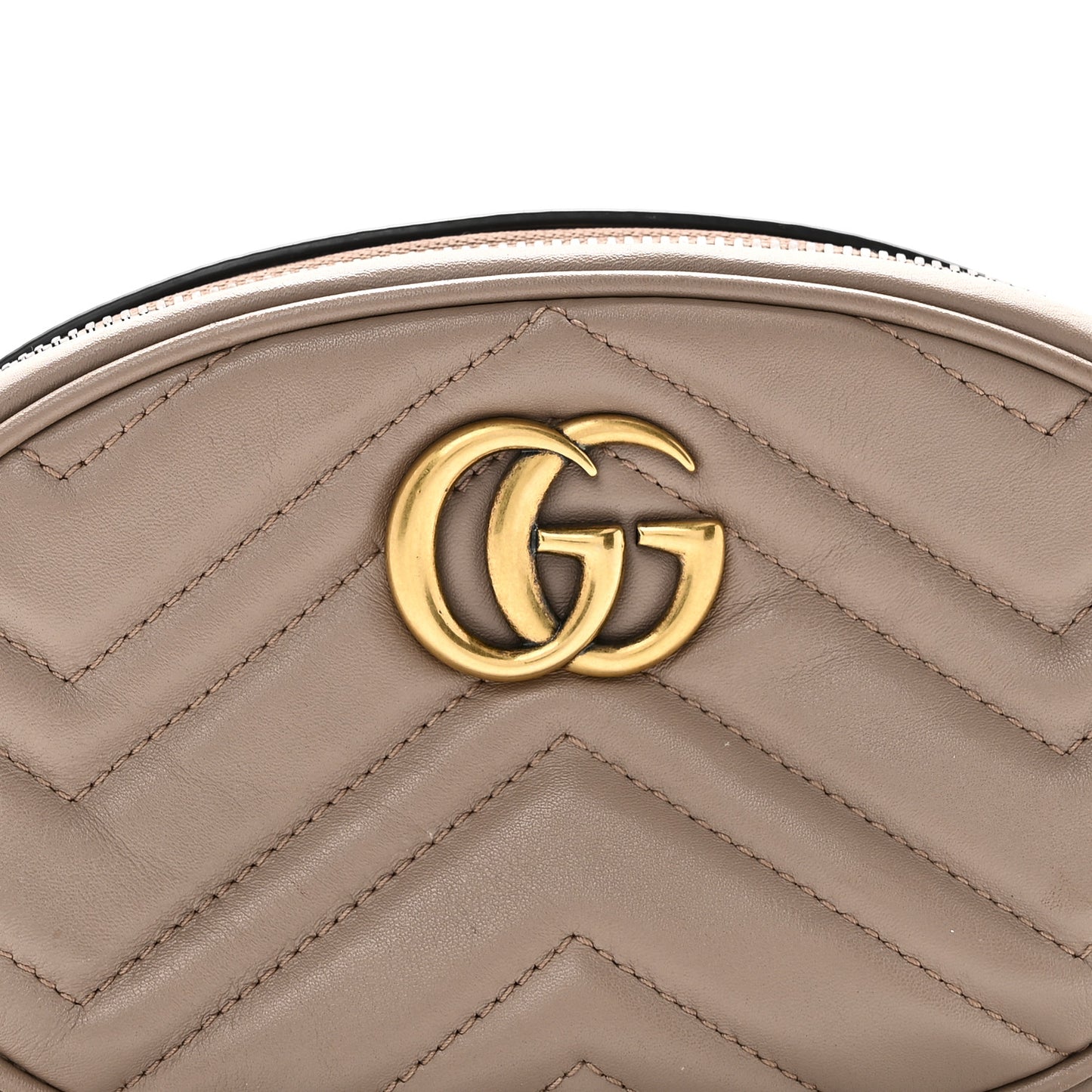 Calfskin Matelasse GG Marmont Belt Bag 85 34 Porcelain Rose
