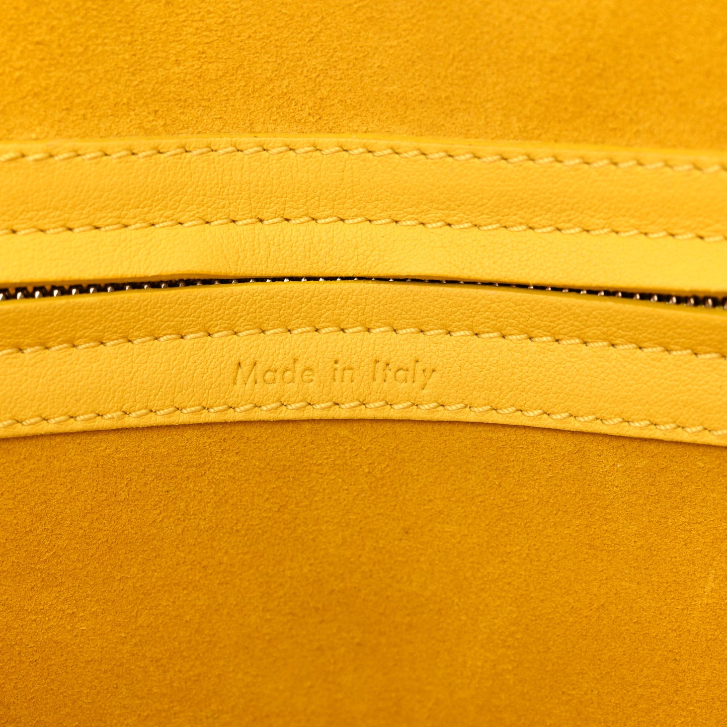 Supple Calfskin Medium Phantom Luggage Sun Yellow