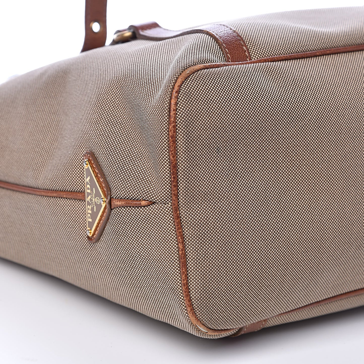 Jacquard Logo Tote Corda Brandy