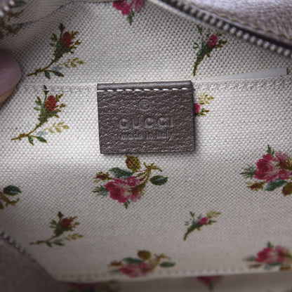 Gucci GG Supreme Monogram Web Neo Vintage Shoulder Bag Beige New Acero Crop 5 of 10
