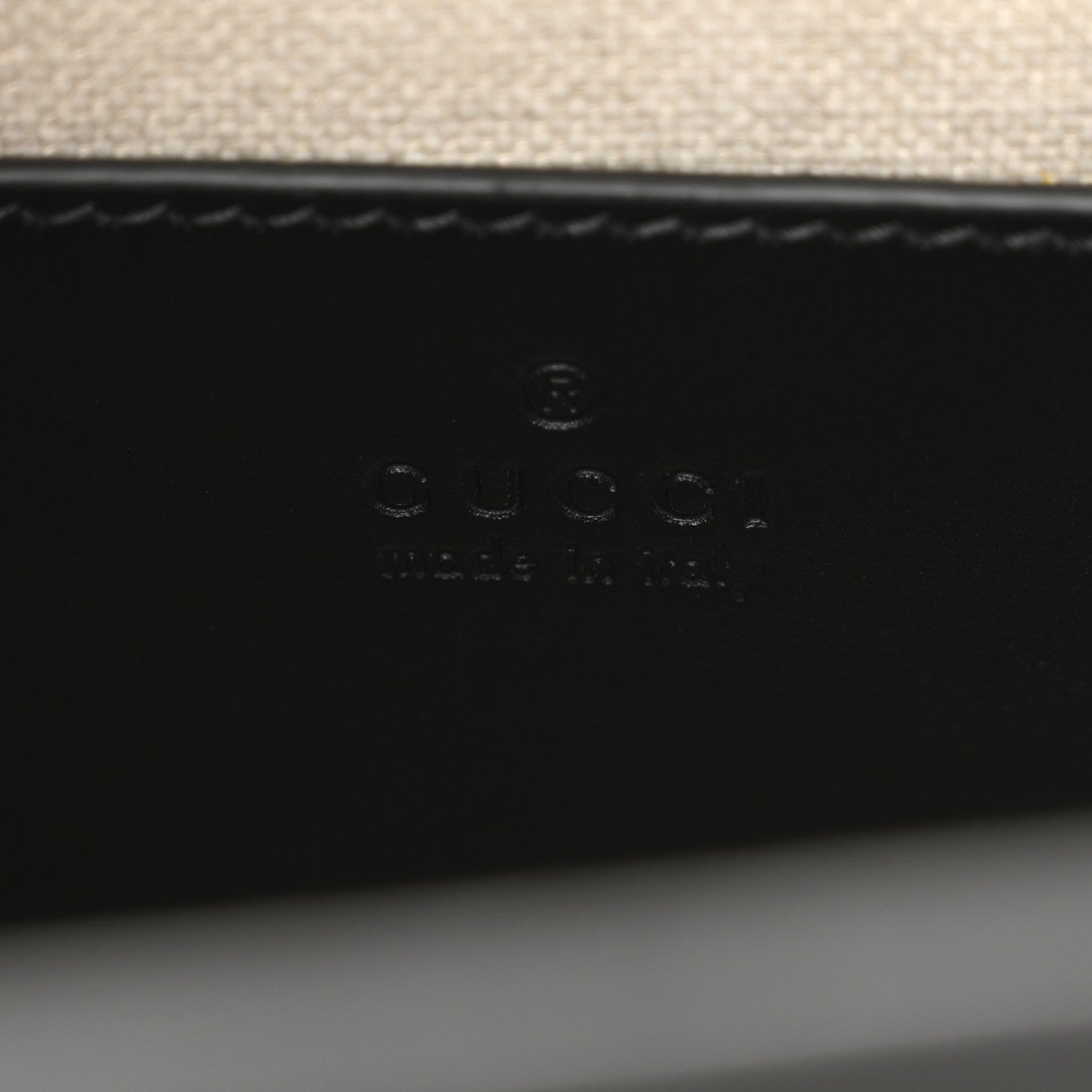 Gucci Calfskin GG Matelasse Small Slim Chain Shoulder Bag Black Natural 6 of 10