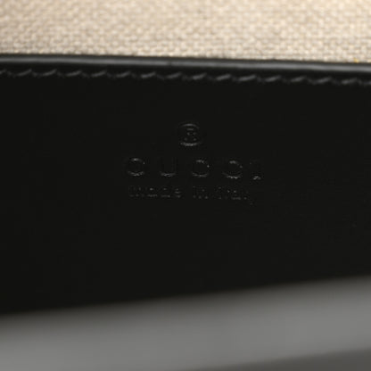 Gucci Calfskin GG Matelasse Small Slim Chain Shoulder Bag Black Natural 6 of 10