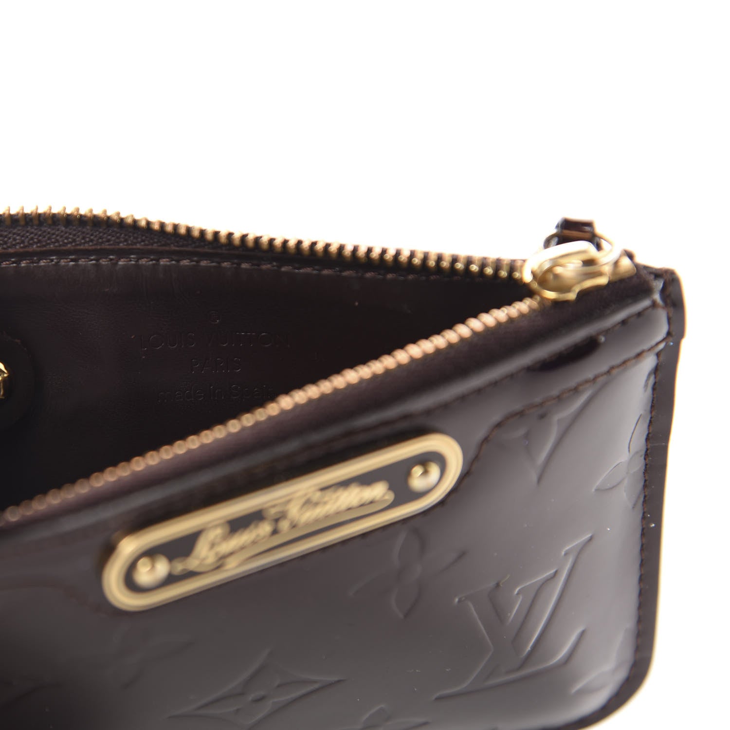 Louis Vuitton Vernis Key Pouch Amarante 6 of 6