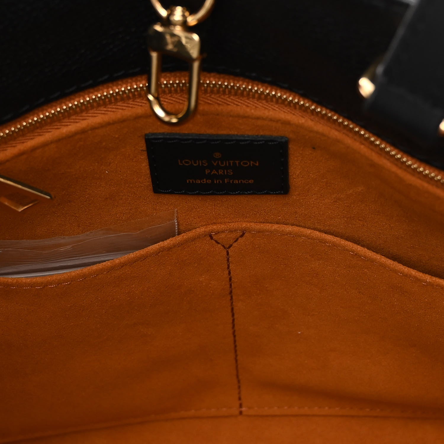 Louis Vuitton Empreinte Monogram Giant Onthego MM Black 6 of 9