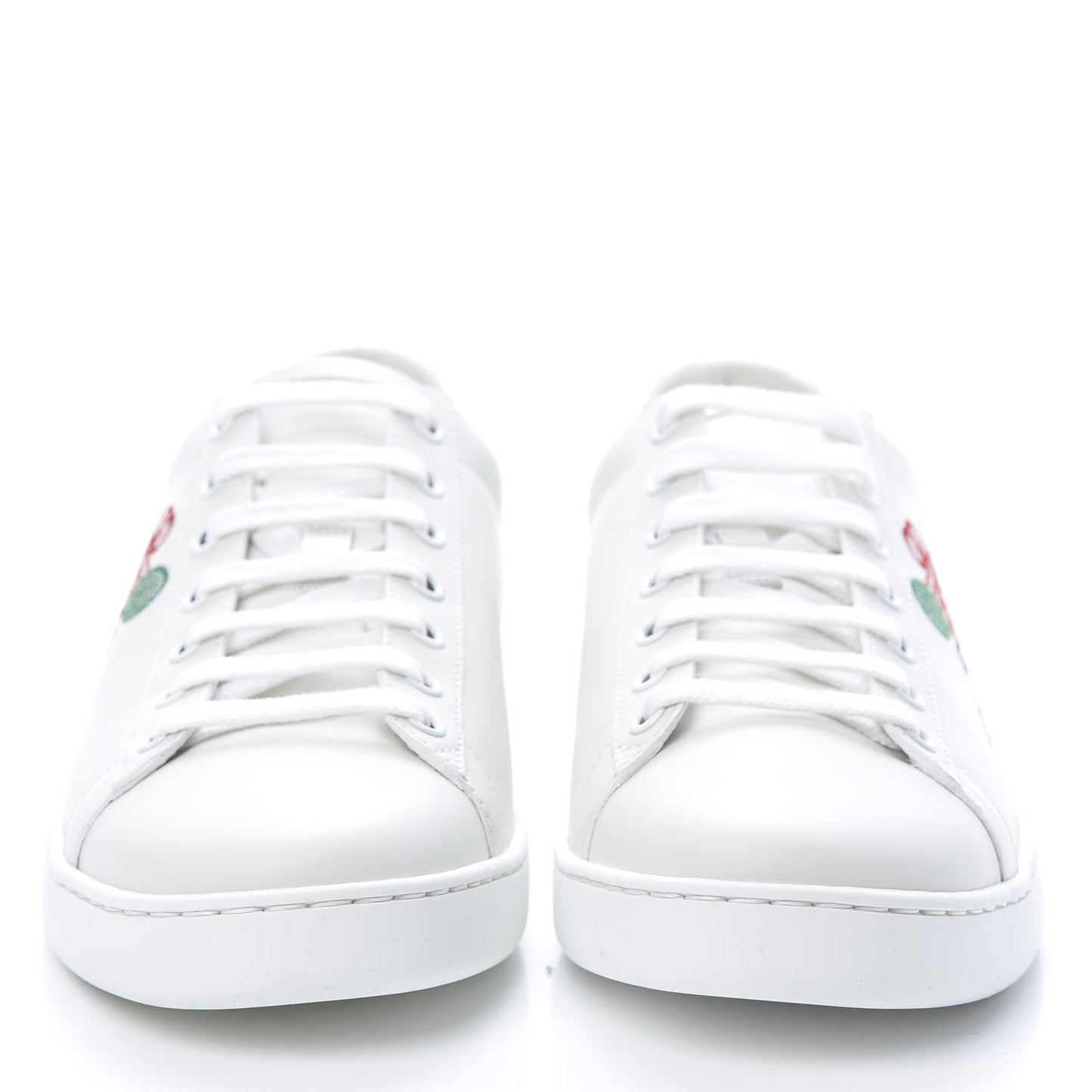 Calfskin Miro Soft Tennis Embroidered Womens Ace Sneakers 40 White Rio Blue