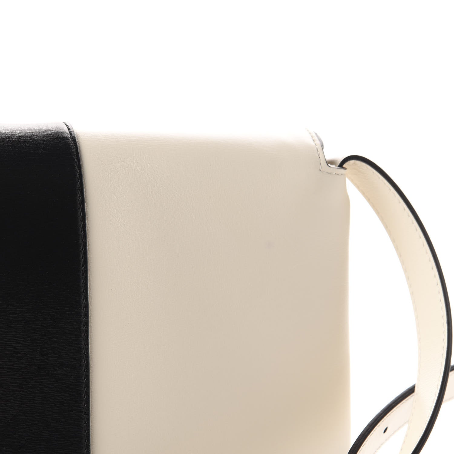 Gucci Calfskin Medium Arli Flap Shoulder Bag White 11 of 12