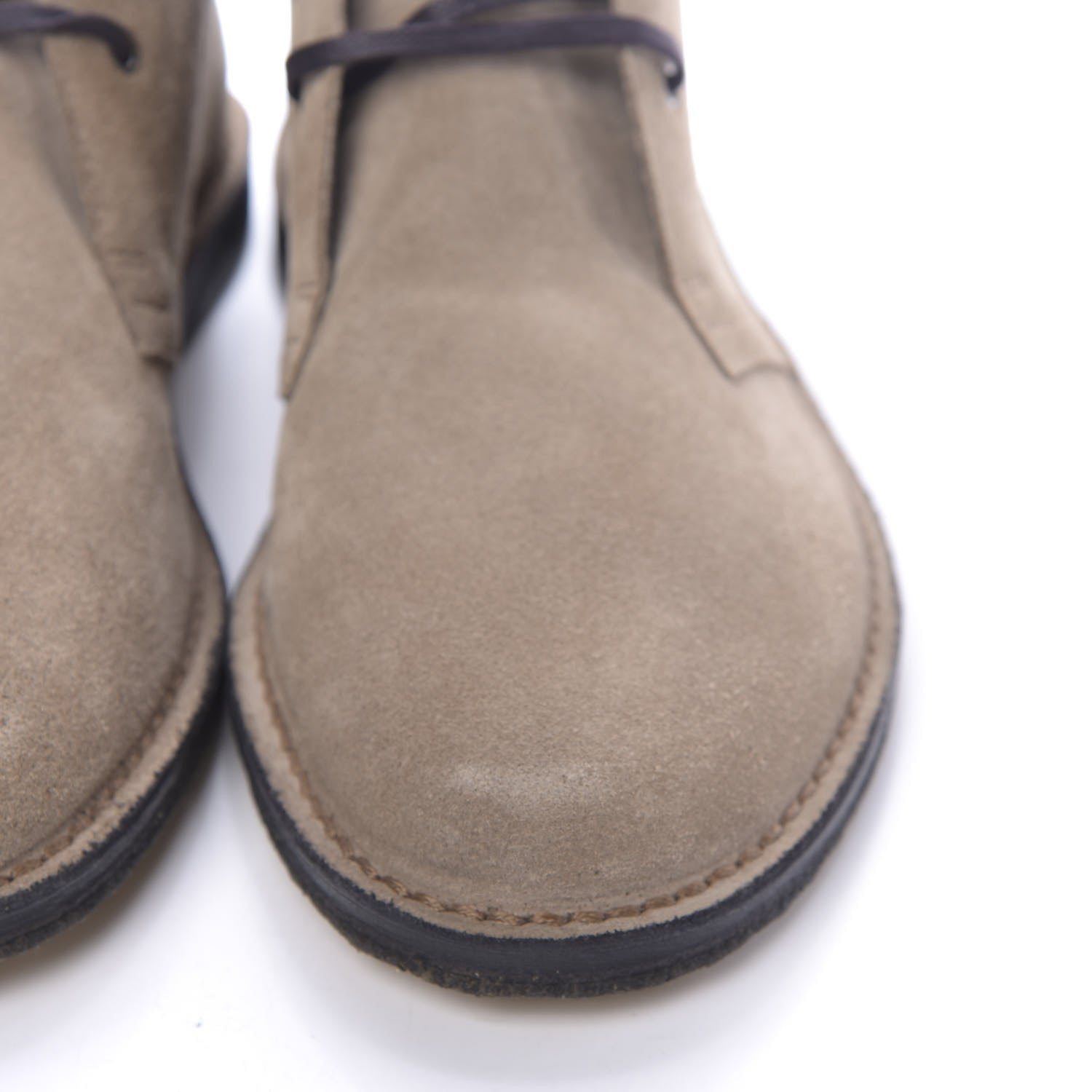Saint Laurent Suede Mens Oran Lu Boots 42 Sigaro 5 of 13