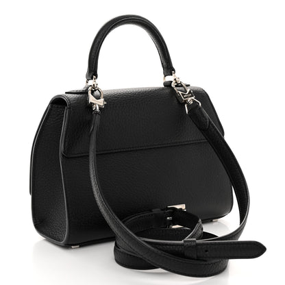 Moynat Taurillon Blush Rejane BB Black 3 of 9