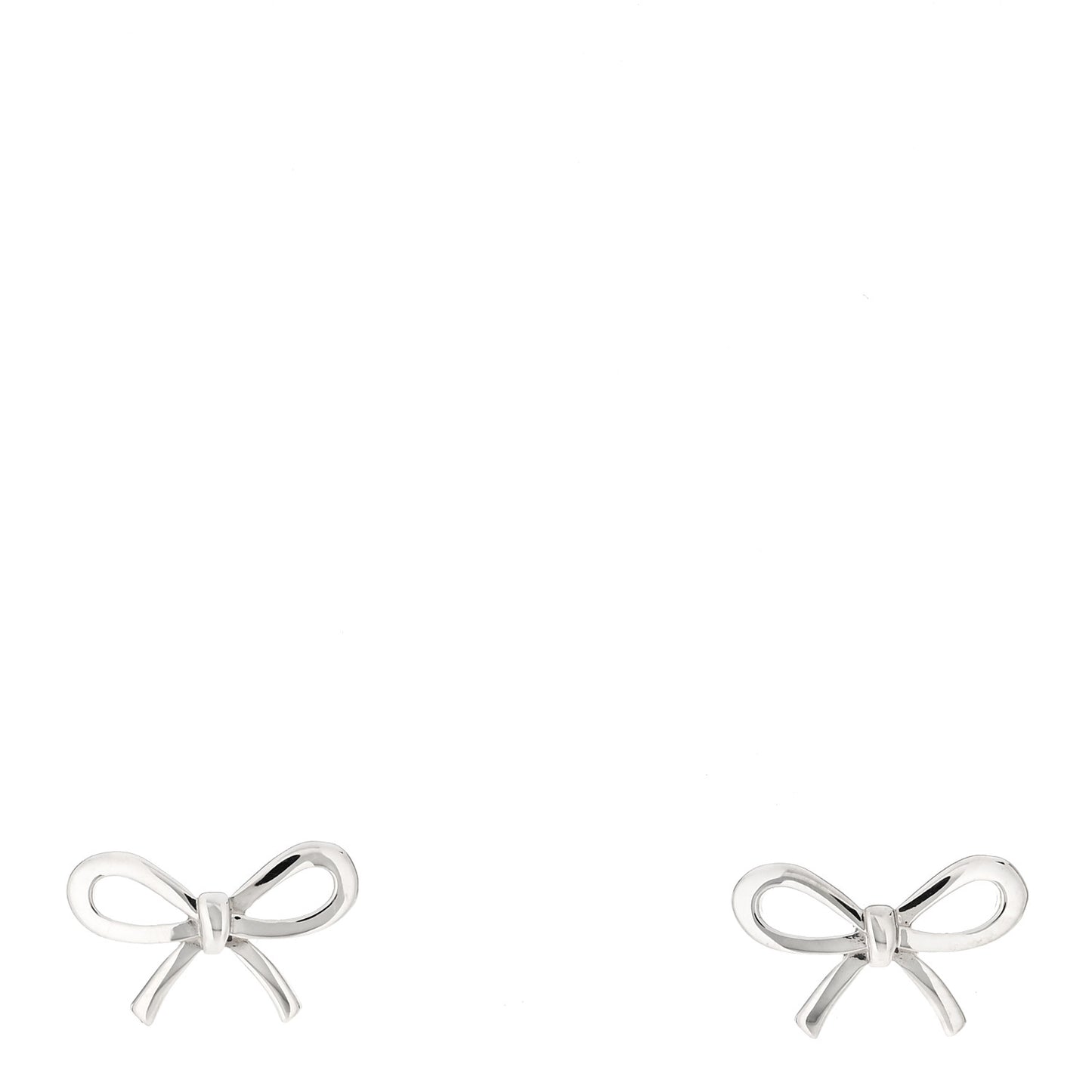 Sterling Silver Bow Earrings