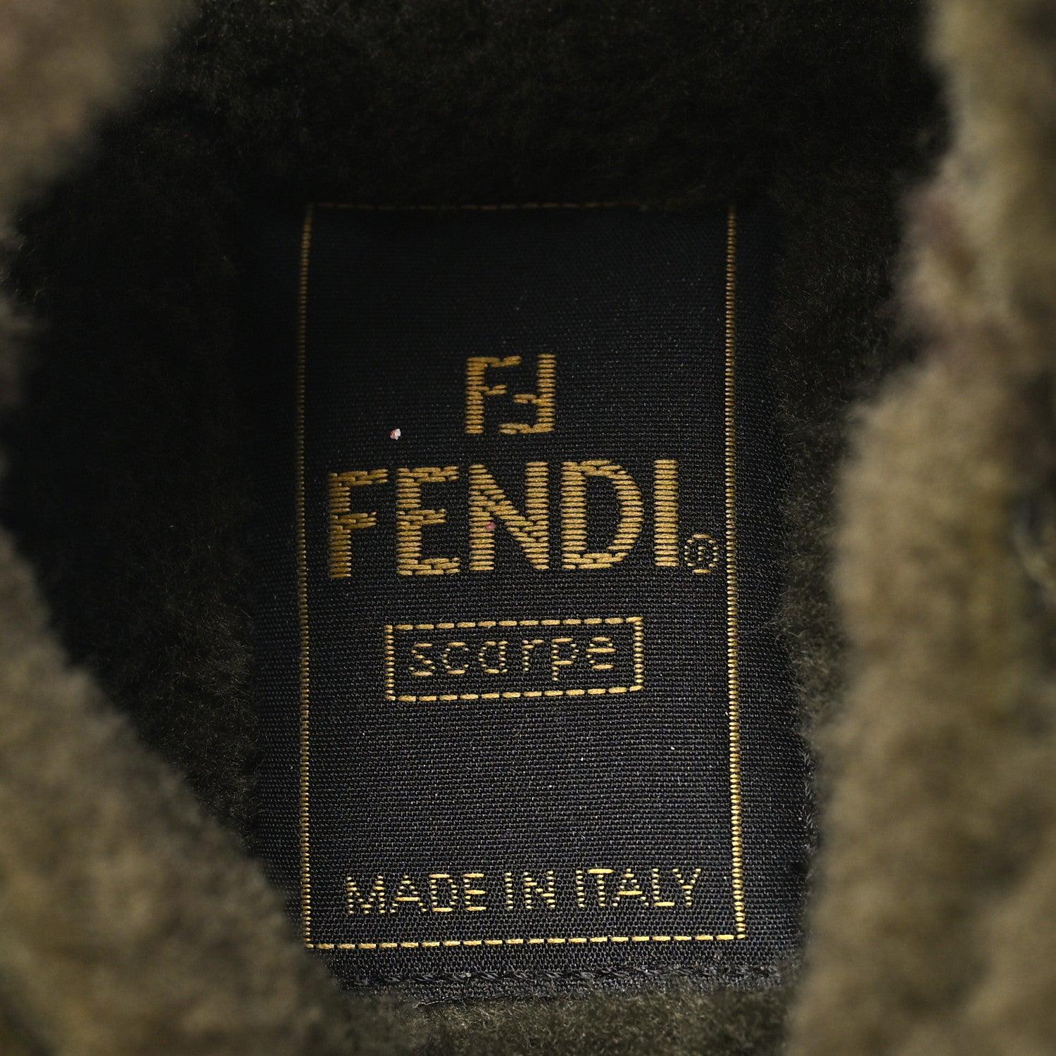 Fendi Shearling FF Fendi Feel Sandals 36 Illinois Military 8 of 10
