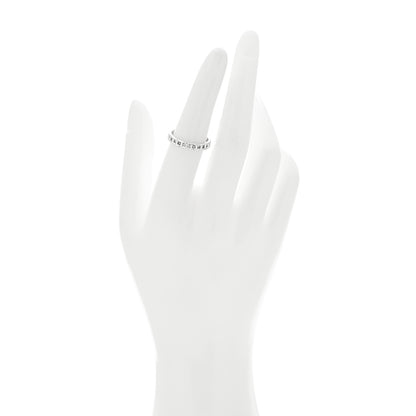 Tiffany 18K White Gold T True Narrow Band Ring 52 6 2 of 4