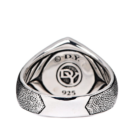 David Yurman Sterling Silver Armory Signet Ring 70 13 3 of 5