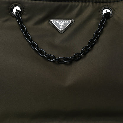 Prada Tessuto Nylon Chain Tote Mimetico 8 of 11