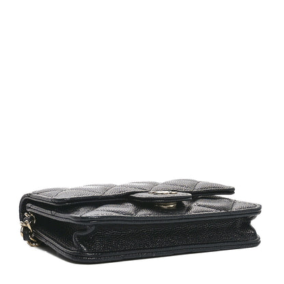 Chanel Caviar Quilted Mini Chain Bag Black 4 of 11