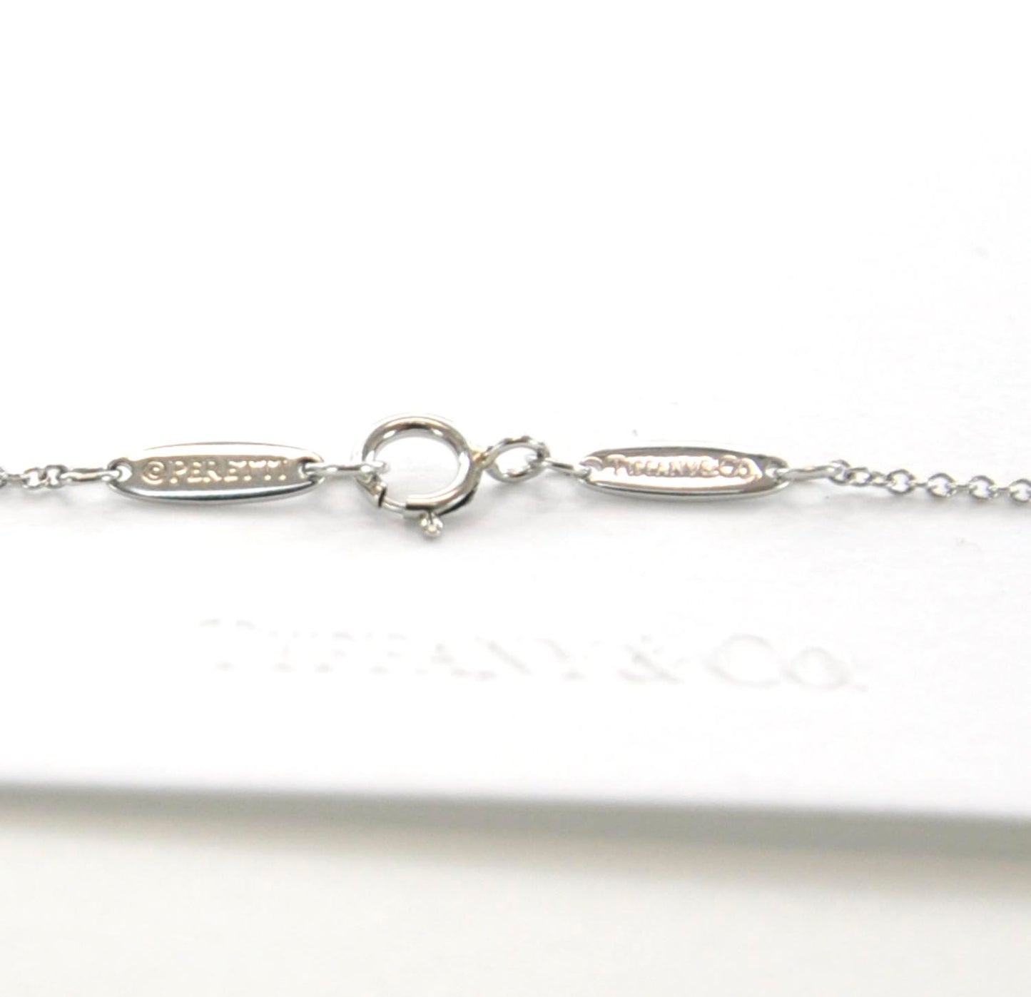 Platinum Diamond .20ct Elsa Peretti Diamonds by the Yard Lariat Necklace