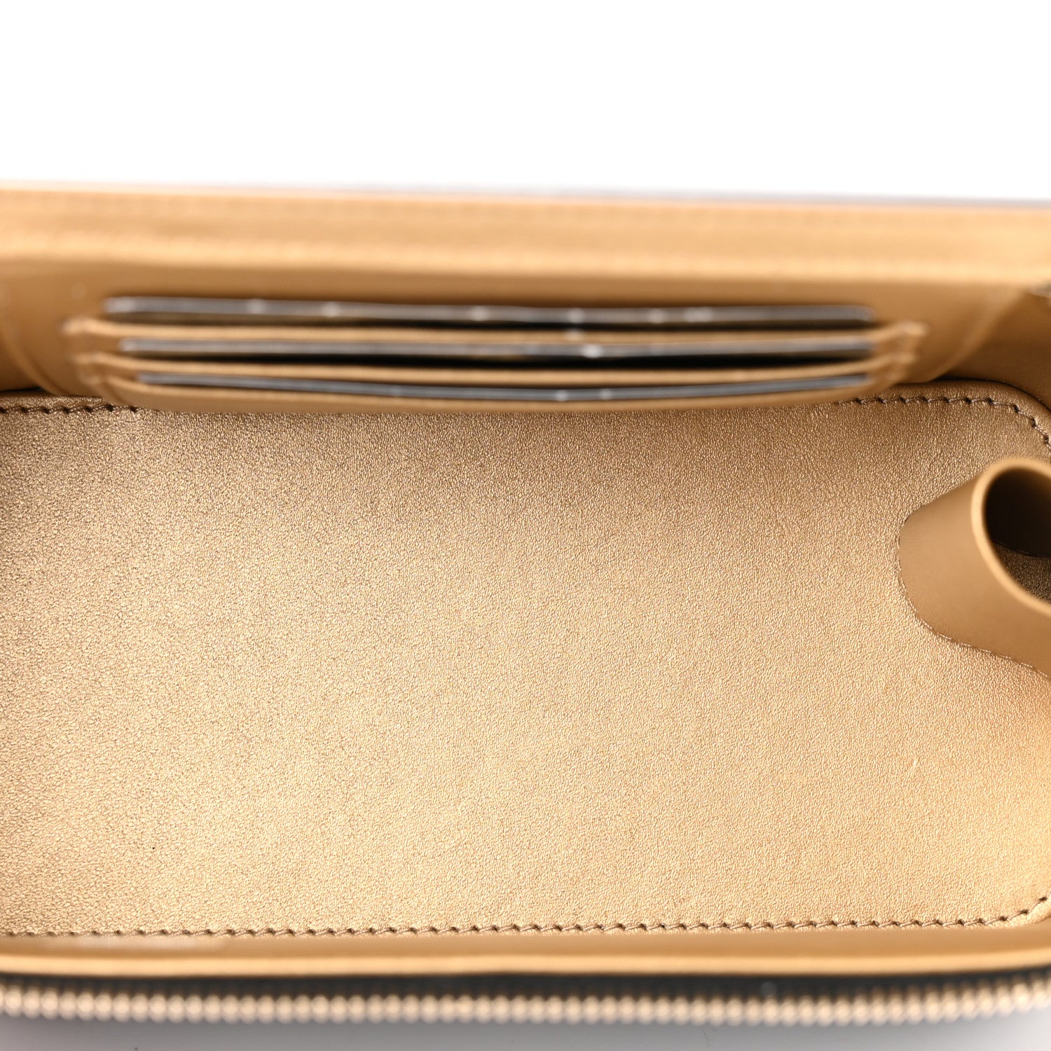 Chanel Lambskin Quilted Pearl Crush Small Vanity Case With Chain Black 5 of 9