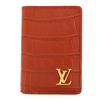 Louis Vuitton Alligator Pocket Organizer Brown 1 of 8