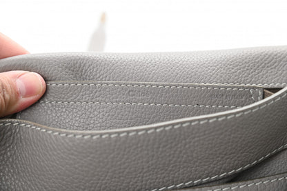 Chloe Calfskin Medium Marcie Round Crossbody Bag Cashmere Grey 11 of 20