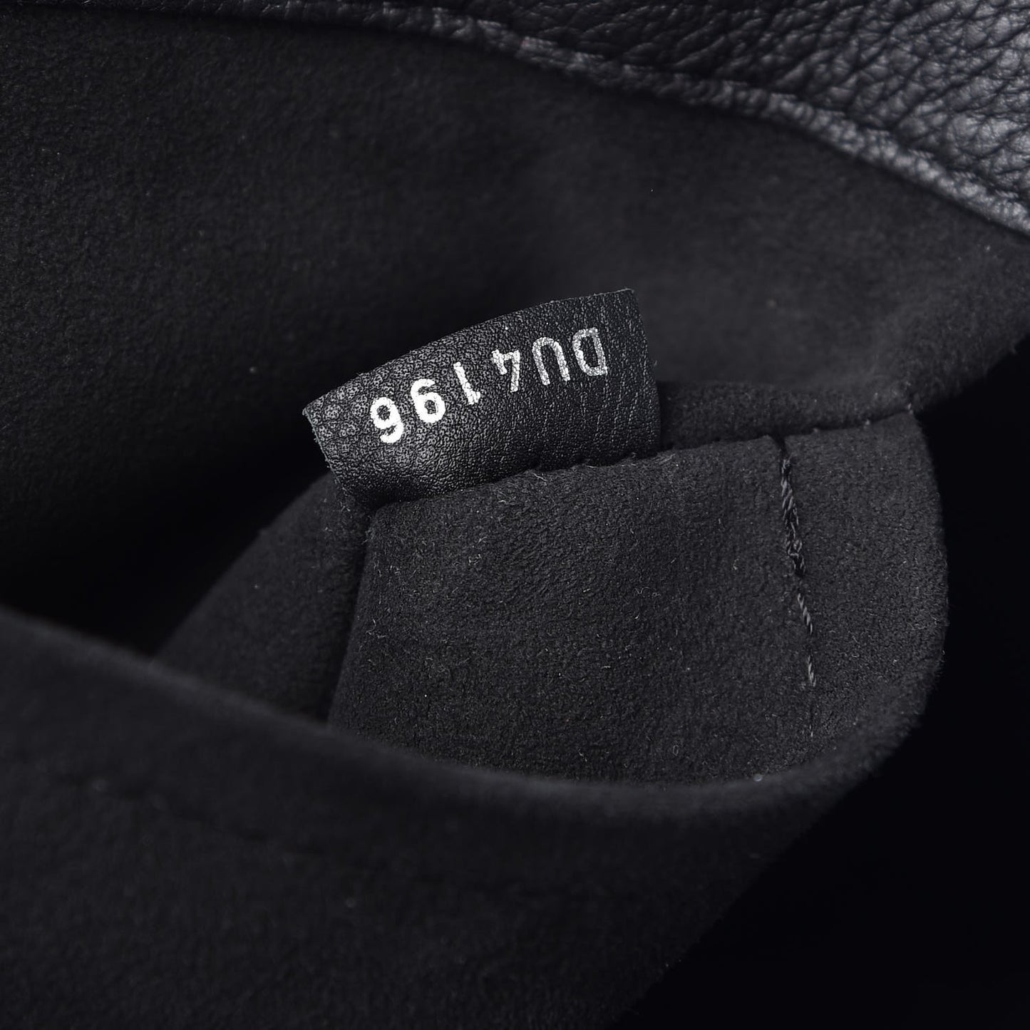 Calfskin Lockme Backpack Black