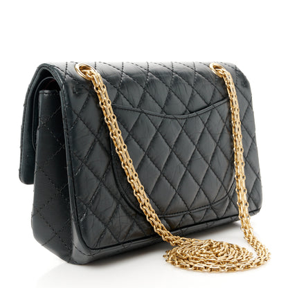 Chanel Aged Calfskin Quilted 2.55 Reissue 225 Flap Black 3 of 13
