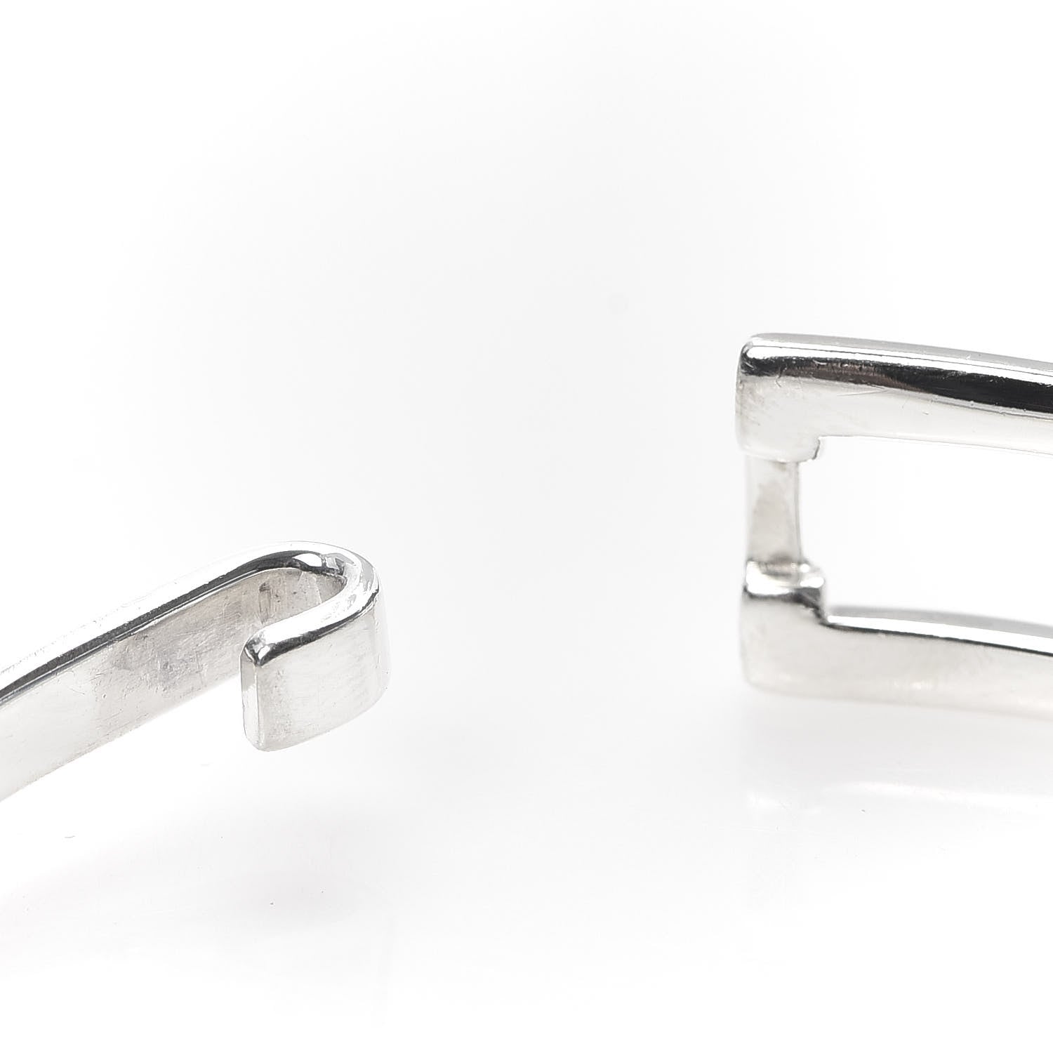 Tiffany Sterling Silver Rectangle Bangle Bracelet 5 of 5