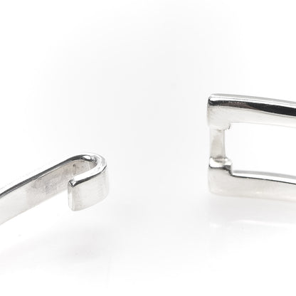 Tiffany Sterling Silver Rectangle Bangle Bracelet 5 of 5