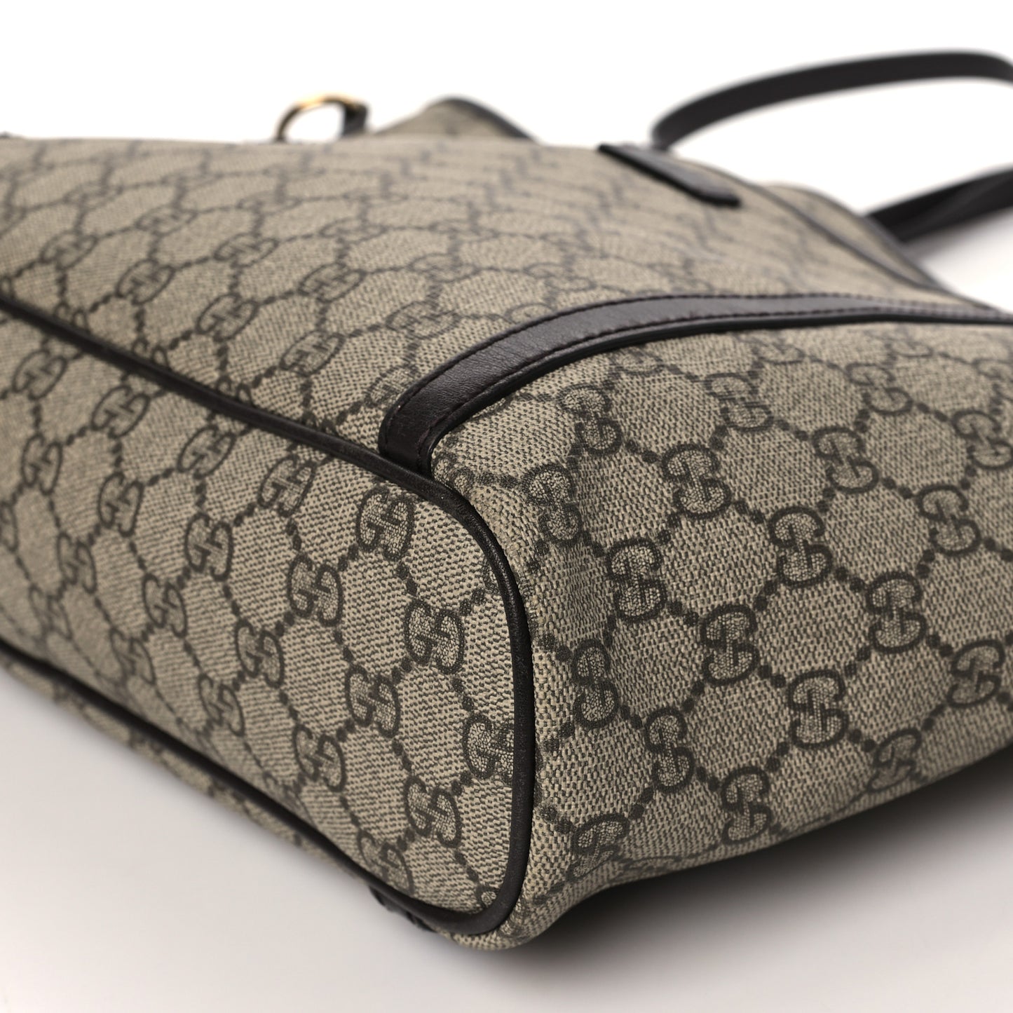 GG Supreme Monogram Medium Joy Tote Dark Brown