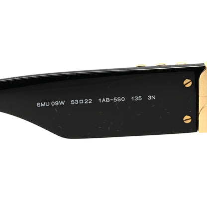 Miu Miu Acetate Rectangle Sunglasses SMU 09W Black 5 of 7