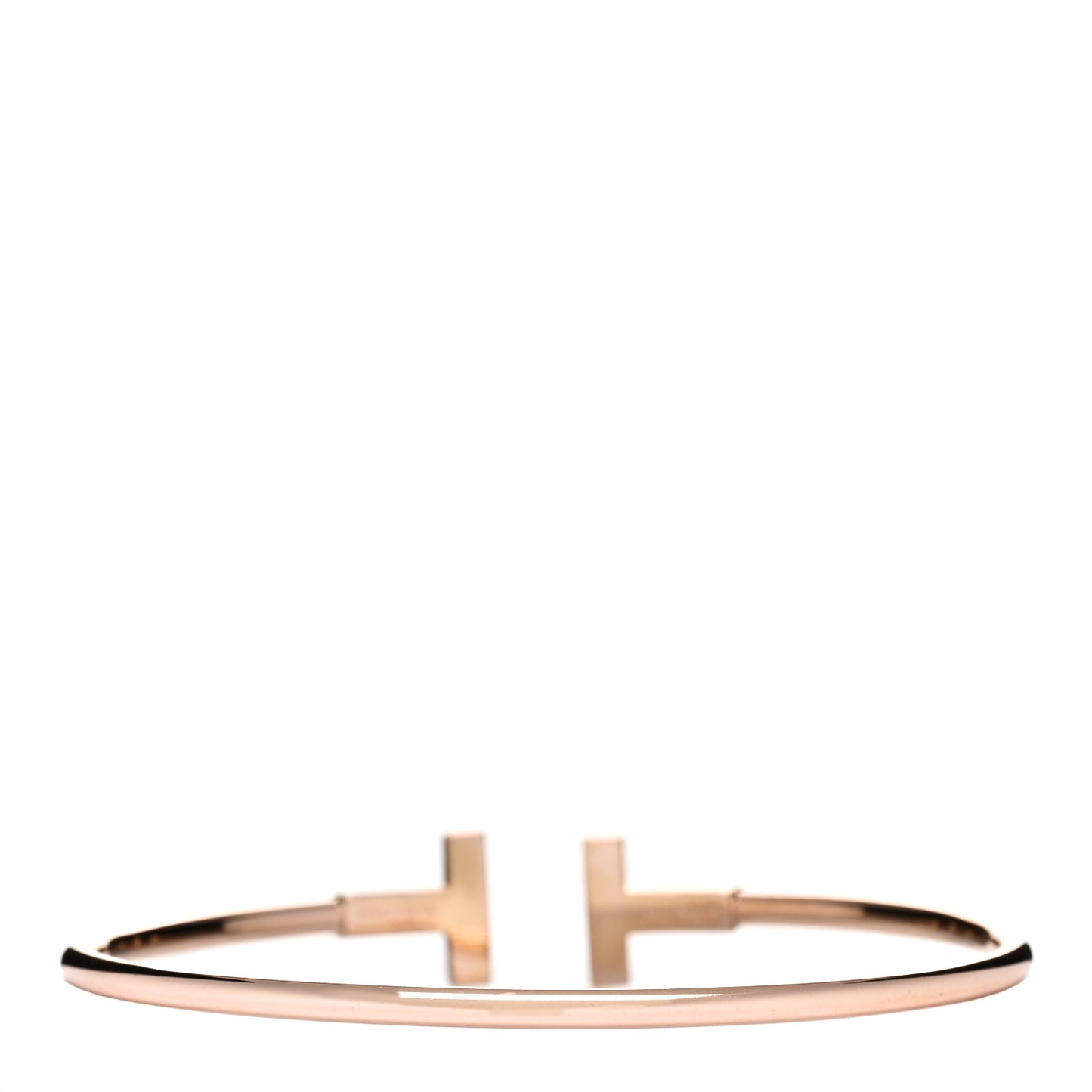 18K Rose Gold Mother of Pearl T Wire Bracelet