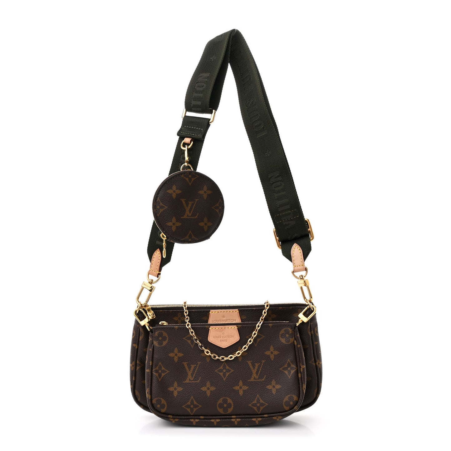Monogram Multi Pochette Accessories Kaki