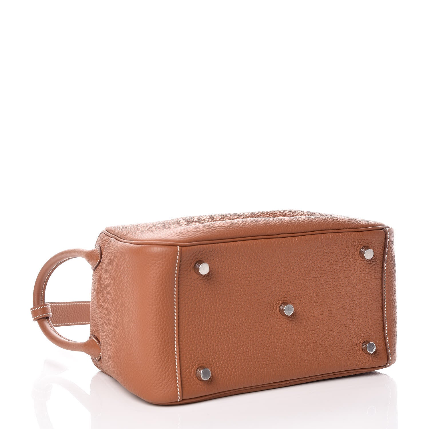 Hermes Taurillon Clemence Lindy 26 Gold 4 of 12