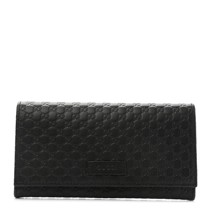 Gucci Soft Microguccissima Continental Wallet Black 1 of 7