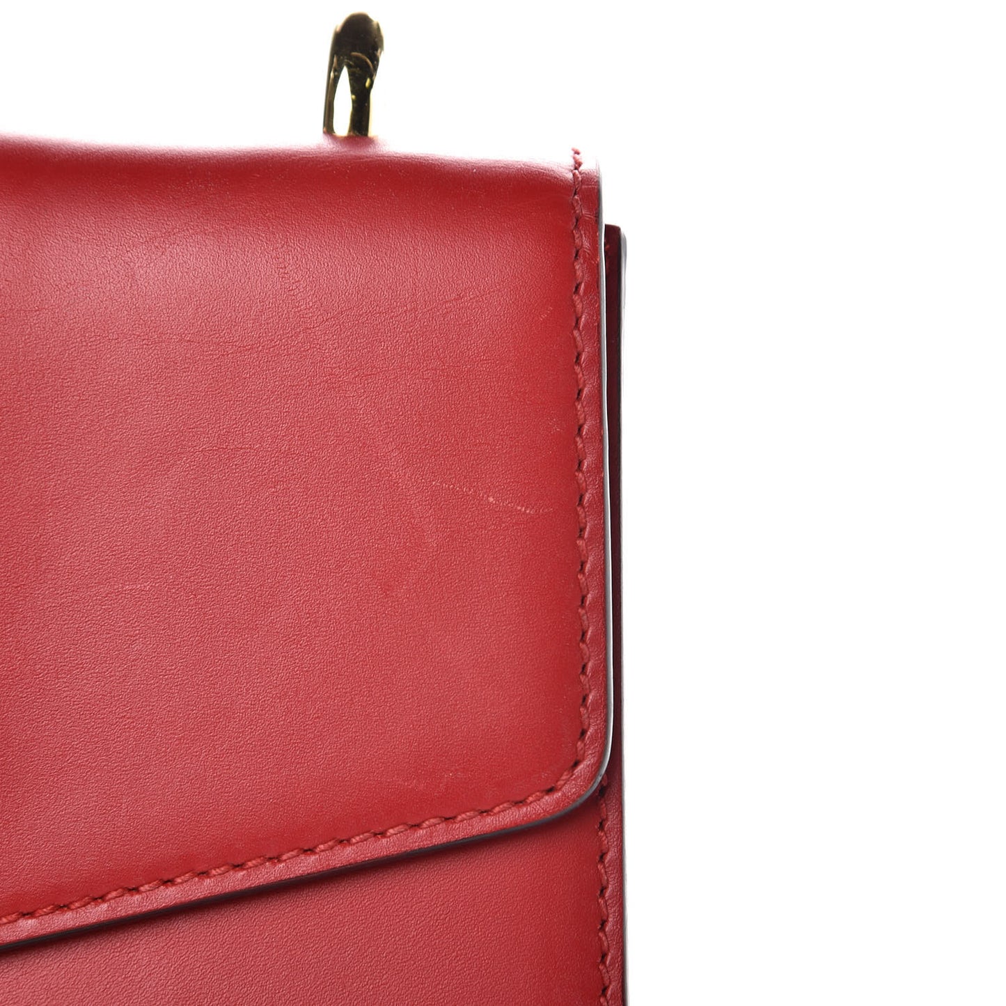 Calfskin Small Sylvie Shoulder Bag Hibiscus Red