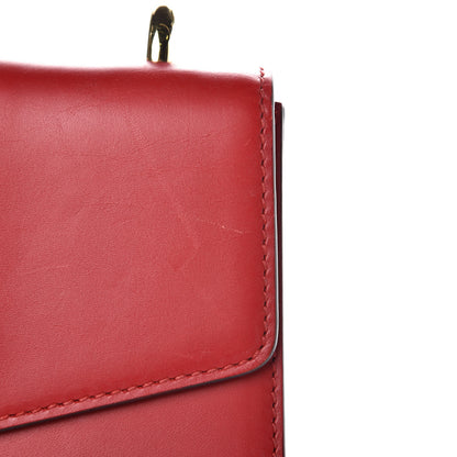 Gucci Calfskin Small Sylvie Shoulder Bag Hibiscus Red 11 of 18