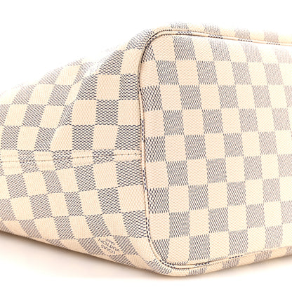 Louis Vuitton Damier Azur Neo Neverfull MM Rose Ballerine 9 of 10