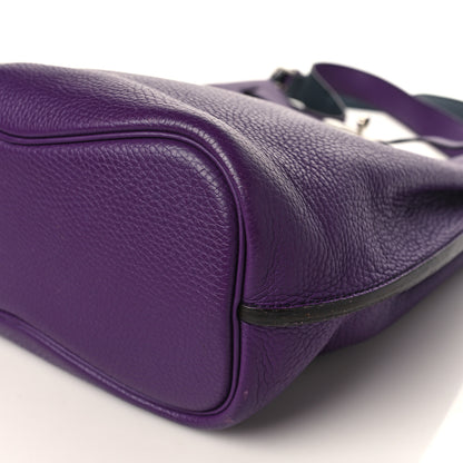 Hermes Taurillon Clemence Eclat So Kelly 26 Ultraviolet Bleu Obscur 9 of 9