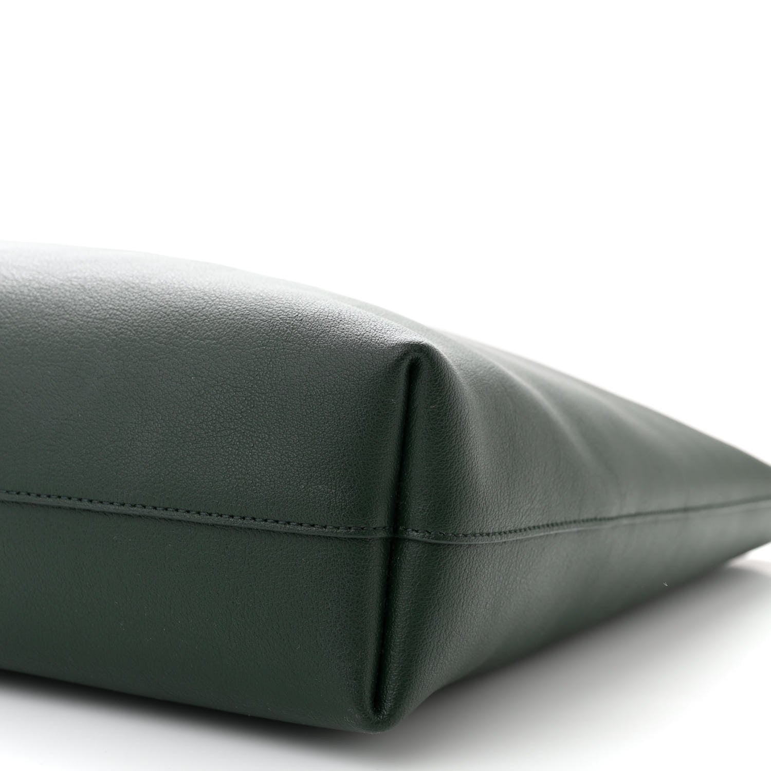 Saint Laurent Calfskin North-South Shopping Tote Green 11 of 12
