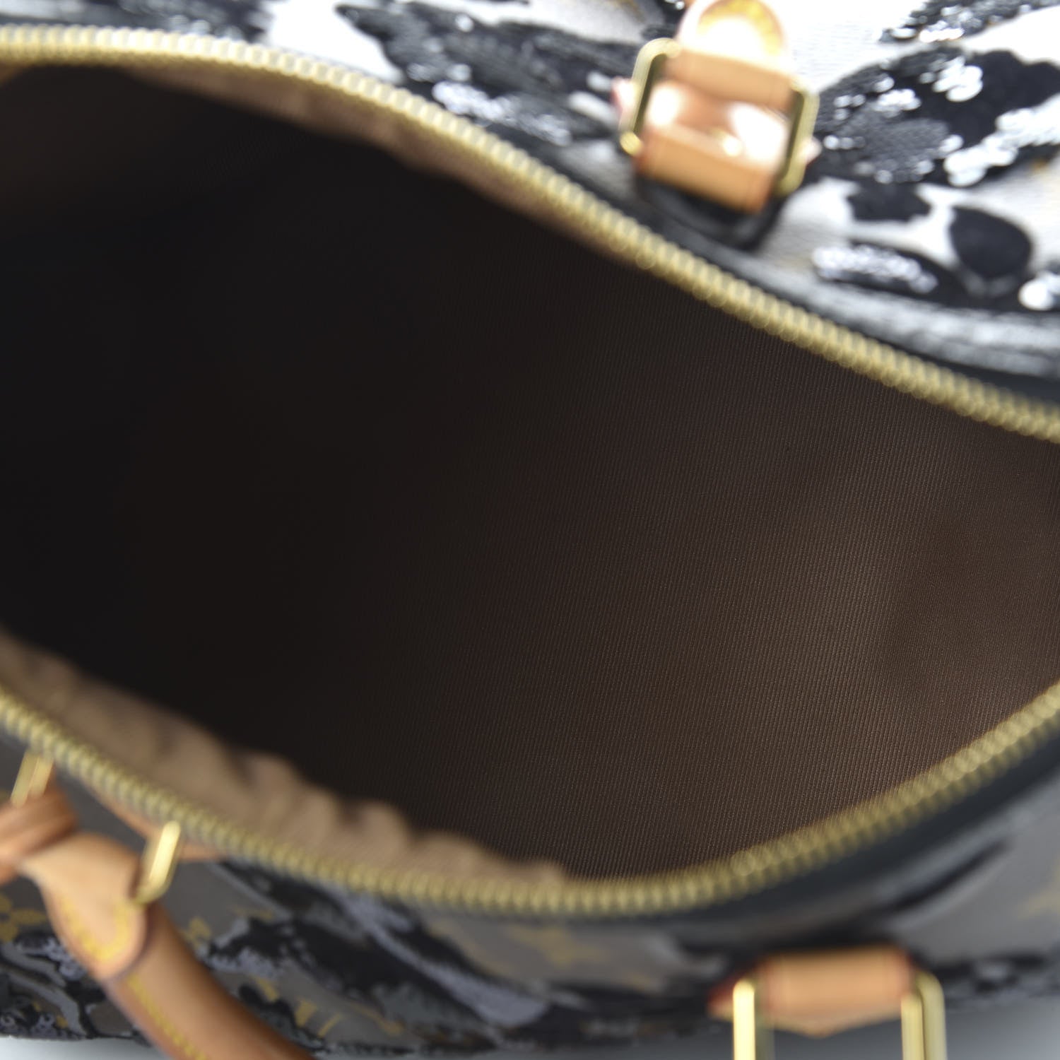 Louis Vuitton Monogram Fleur De Jais Sequins Speedy 30 5 of 9