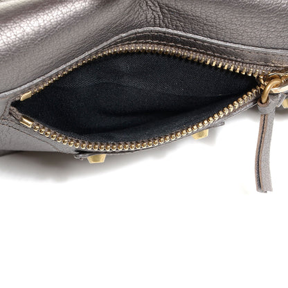 Balenciaga Agneau Classic Gold Hardware Pearly Money Wallet Bronze 11 of 12