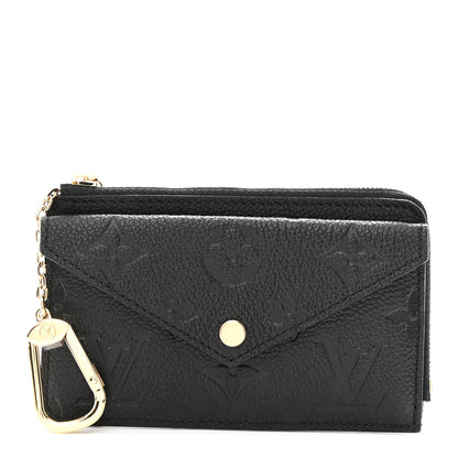 Louis Vuitton Empreinte Recto Verso Card Holder Black 1 of 6