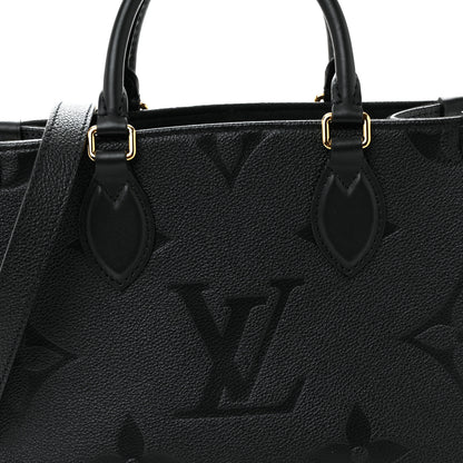 Louis Vuitton Empreinte Monogram Giant Onthego PM Black 7 of 9