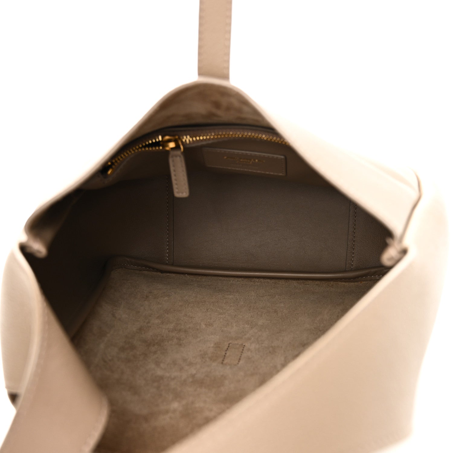 Saint Laurent Grained Calfskin Small Le 5 A 7 Soft Hobo Dusty Grey 6 of 17